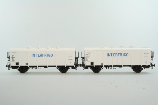 Set de 2 wagons H1 + H1 ' INTERFRIGO' epoque IIIb SNCF