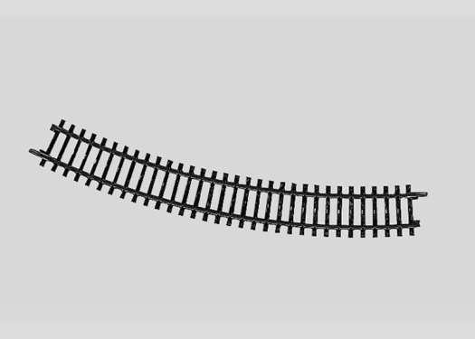 Rail courbe 1/1 30°