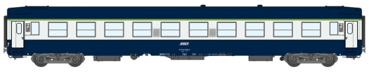 Voiture UIC B9c9 couchettes bleu TEN SNCF ép. IV-V