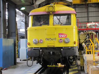 Locomotive diesel BB667412 INFRA