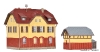 Maison de cheminot avec annexe (échelle N)
