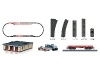 Coffret complémentaire thématique pompiers 1 wagon + 2 véhicules + caserne + rails