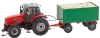 MF Tracteur avec remorque à copeaux (WIKING) Car System
