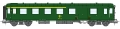 VB-461 - Voiture Métallisée Ex-PLM, A4D N°51 87 81-30 413-5, feux de fin de convoi, vert 301, SNCF Ep.IV, Logo rond