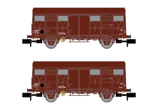 Coffret de 2 wagons SNCF G4 Permaplex