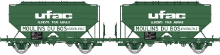 Set de 2 wagons UFAC Moulin Du Bos, Ep. IV