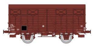 Wagon couvert OCEM 19 rouge UIC SNCF ép. IV
