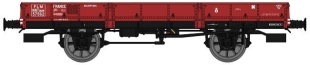 Wagon plat OCEM 29 rouge sideros PLM ép. II