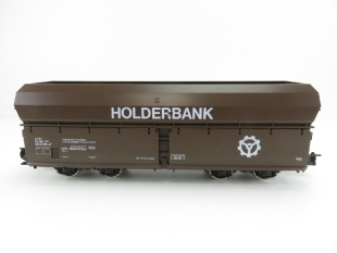 Wagon trémie à bogies HOLDERBANK SBB-CFF (échelle 1)