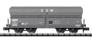 wagon privé de la firme SGW, immatriculé à la SNCF echelle N