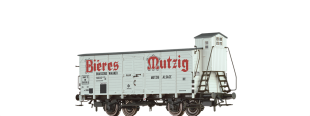 Wagon couvert à essieux type G10 Mutzig SNCF ép. III