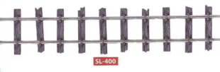 Rail flexible traverses bois irrégulières H0e code80