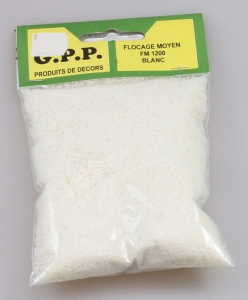 Flocage moyen blanc