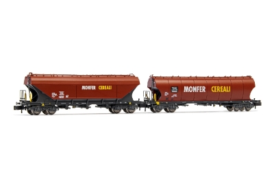 Set de 2 wagons-trémies Uagpps "MONFER"