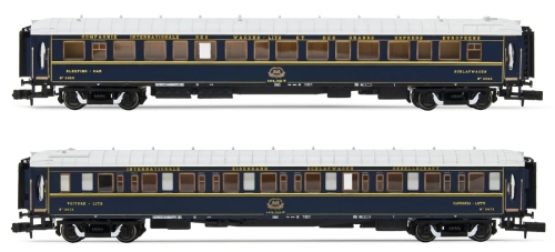 Coffret de 2 voitures-lits pour train «Venice Simplon Orient Express» ép. IV-V (échelle N)