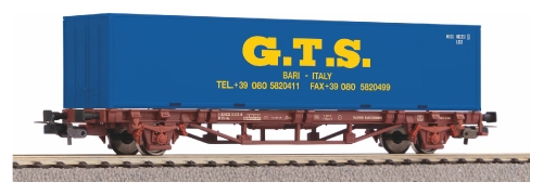Wagon porte-conteneurs GTS de la FS époque V