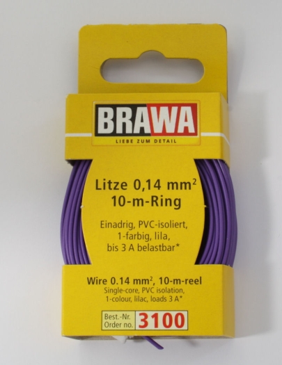 Fil électrique violet 0.14 mm2