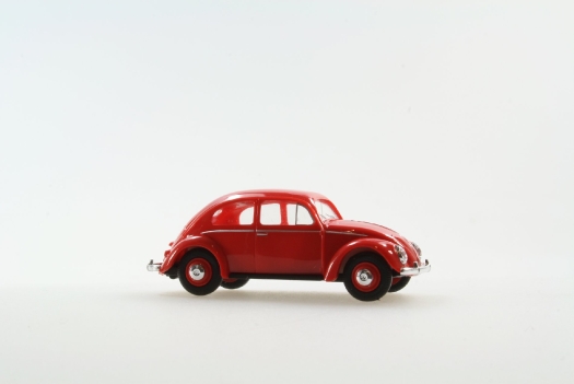 VW Coccinelle Lunette arrière séparée rouge