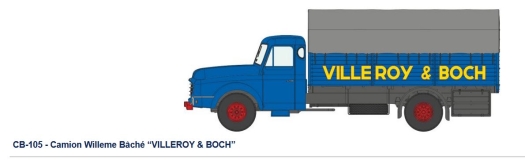 Camion Willeme Bâché “VILLEROY & BOCH”