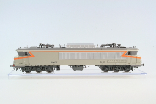 Locomotive électrique CC6568 SNCF gris béton/orange 2 logos