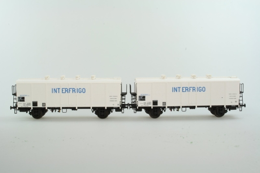 Set de 2 wagons Is +Is ' INTERFRIGO' epoque IV SNCF