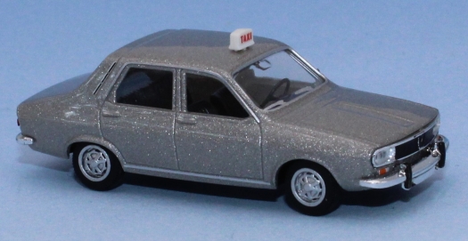 Renault 12 TL, taxi gris métallisé
