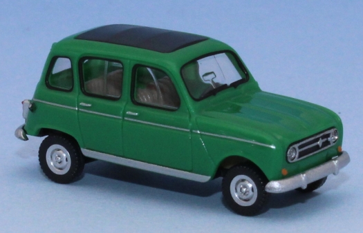Renault 4, avec toit pliant, vert, 1968