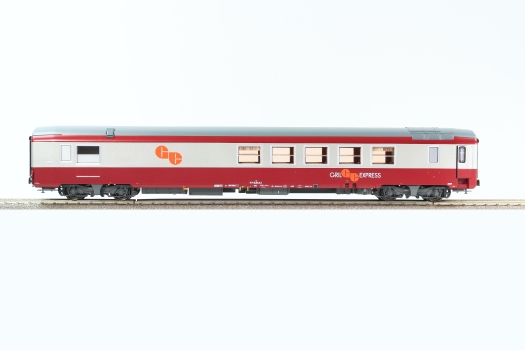 Voiture Gril Express,logo GE orange SNCF