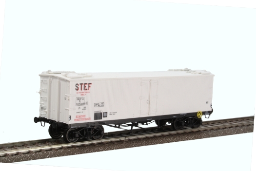 Wagon couvert TP frigo STEF origine trappes à glace SNCF ép. III
