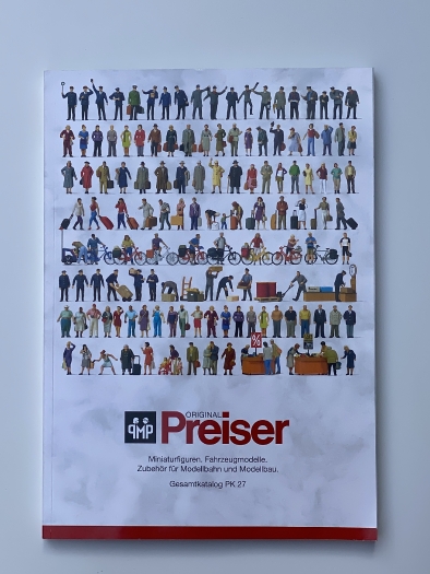 Catalogue général PREISER PK27 351 pages (en Allemand et Anglais)