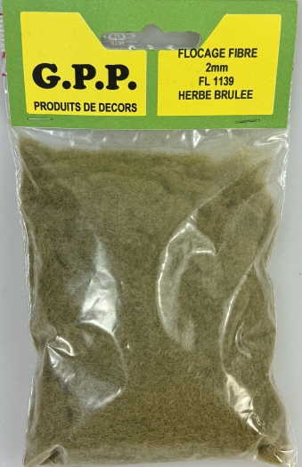 Flocage fibre 2mm herbe brulée