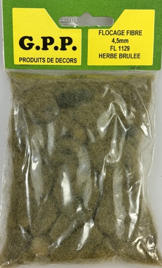 Flocage fibre 4.5mm herbe brulée