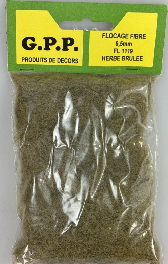 Flocage fibre 6.5mm herbe brulée