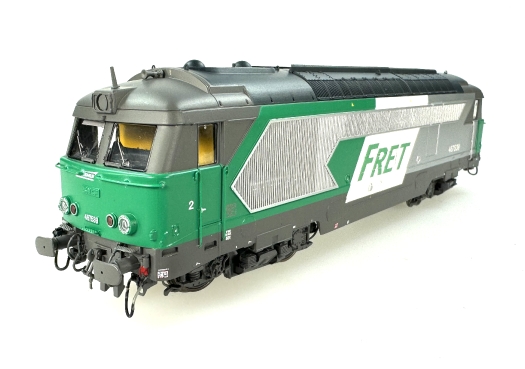 Locomotive diesel BB 67539,livrée FRET,sigle casquette,NEVERS SNCF SOUND