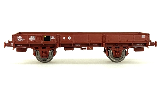 Wagon plat OCEM 29 rouge UIC SNCF ép. IV