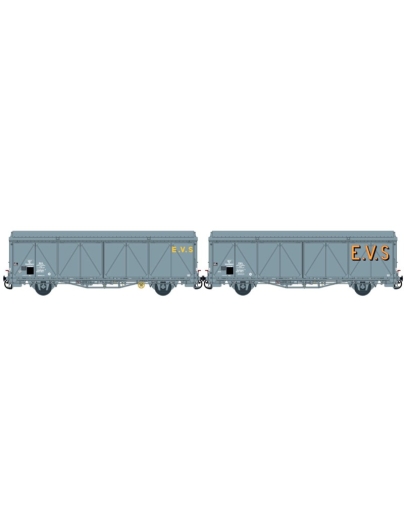 Set de 2 wagons SNAV toits hauts EVS époque III (échelle N)