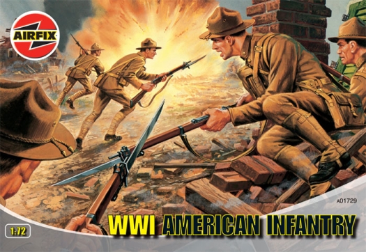 Infanterie US WWI - nouvelle boîte - échelle 1/72ème