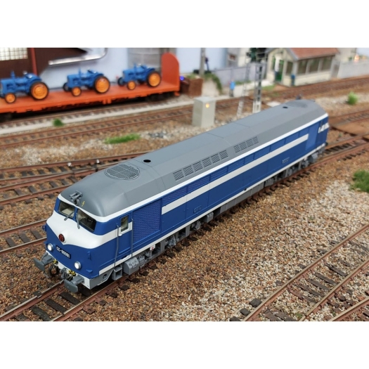 Locomotive diésel CC80001 - Caen - Bleu Foncé / Blanc Toit Gris - DCC/SON