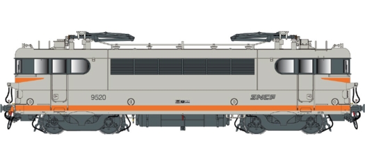 Locomotive électrique BB9520 SNCF gris/orange Dépôt d'Avignon DCC SOUND