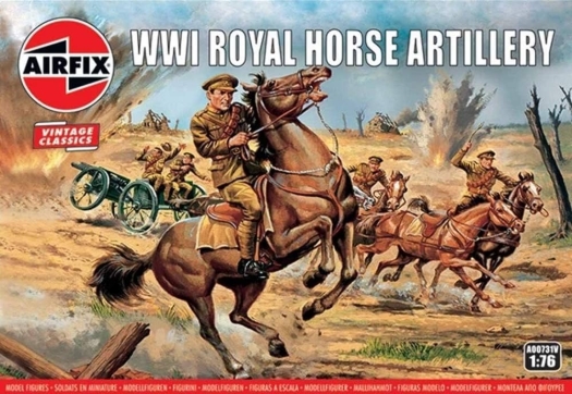 Artillerie à cheval Britannique WWI - nouvelle boite - échelle 1/76ème