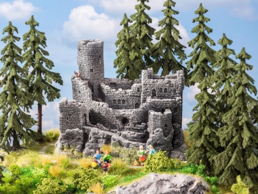 Château en ruine (échelle N)