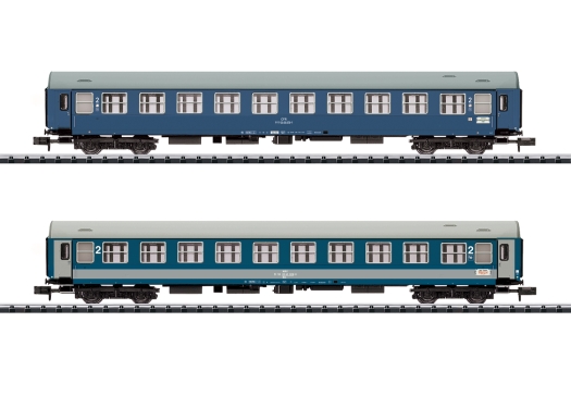 Set 2 voitures bleues CFR / MAV Orient Express