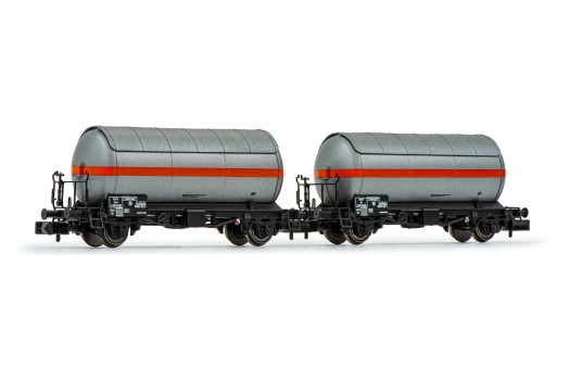 Coffret de 2 wagons-citerne à gaz SNCF à 2 essieux