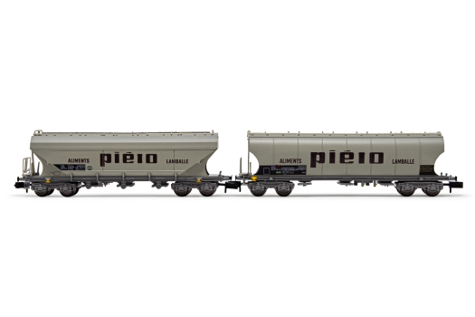 Coffret de 2 wagons trémies Uagpps SNCF (échelle N)