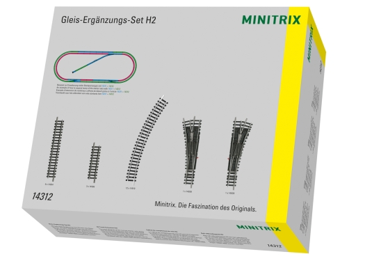 Coffret rails Minitrix Set H2