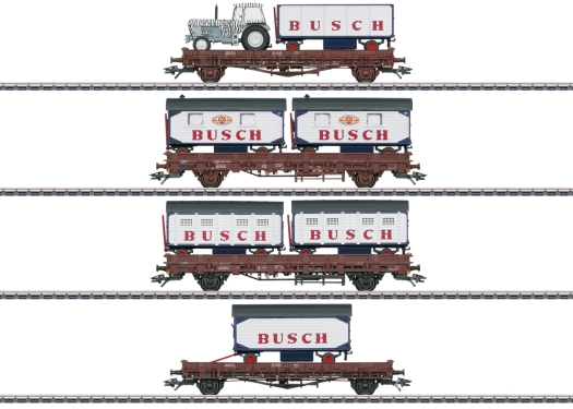 Coffret de wagons marchandises Cirque Busch