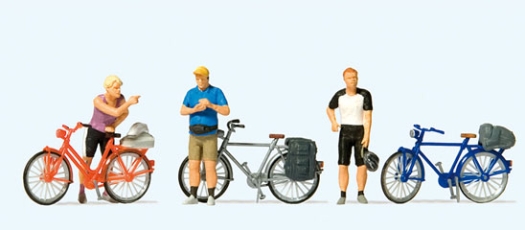 Cyclistes en vêtements de sport