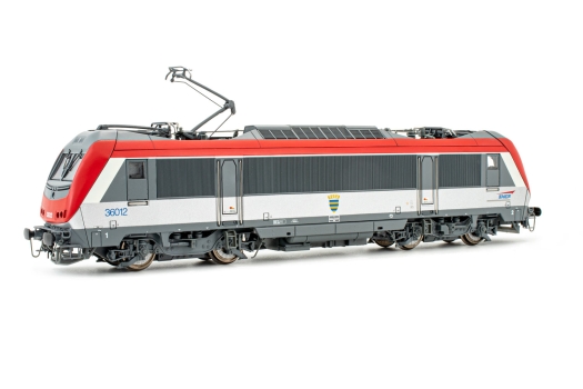 SNCF, locomotive électrique BB 36012, livrée rouge/grise, « Yutz », période V. decodeur sonore DCC