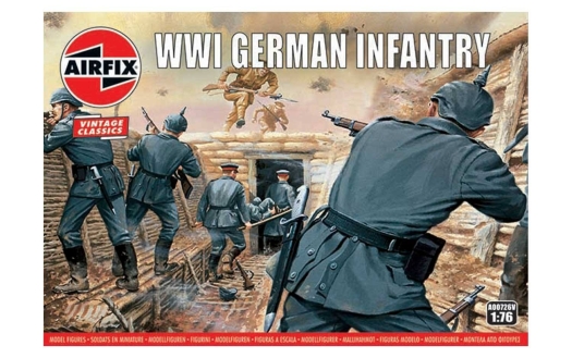 Infanterie allemande WWI - boîte Vintage - échelle 1/76ème