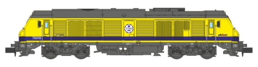 Locomotive diésel BB75019 livrée TSO (échelle N)